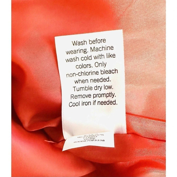 NWT CROFT & BARROW Women Button Down Quilted Orange Jacket Lightweight 3X - Picture 15 of 15